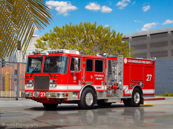 Los Angeles Fire Department Engine 27 KME LAFD